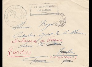 French colonies: Indo-chine 1910: Saigon to London-Ambassade de France