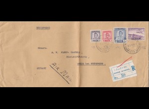 Iraq: 1950 Registered Baghdad to Stein, Bleistift Fabrik