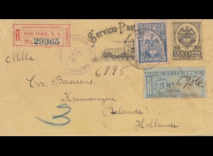 Colombia 1903: Registered New York to Krimmingen/Holland