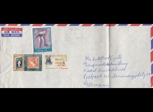 Ajman: letter to a stamp dealer in Kassel