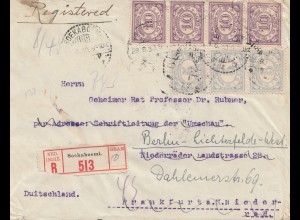 Ned. Indie 1930: Registered Soekaboemi to Berlin