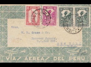 Peru 1934: letter to New York