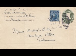 Philippines 1922: Manila to Hamburg