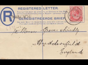South Africa 1918: registered Thabnchu to England