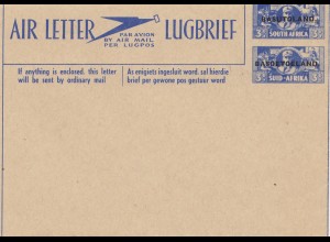 South Africa Basoetoeland - air letter, unused