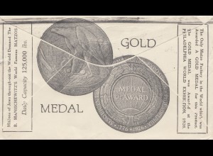 South Africa 1931: Cape Town to Chenitz - Gold Medal 1926-Philadelphia