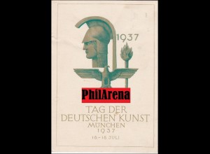 III. Reich: Tag der Deutschen Kunst München 1937 nach Ulm
