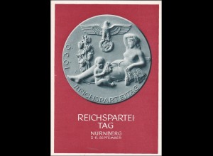 Ganzsache Propagandakarte: Reichsparteitag 1939