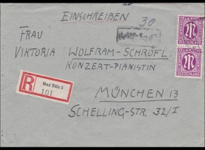 BiZone: Einschreiben von Bad Tölz nach München 1945