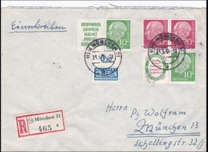 Einschreiben aus München 1955, Heuss