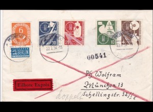 Eilboten Brief von München 1954