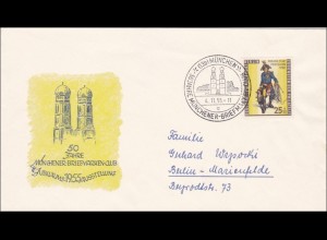 Münchner Briefmarken Club 1955 nach Berlin - Jubiläum