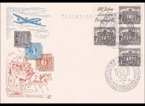 100 Jahre deutsche Briefmarken 1949 Wilmersdorf Jubiläum
