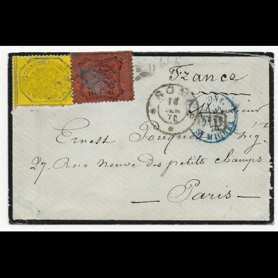 Brief nach Paris 1870, Rom