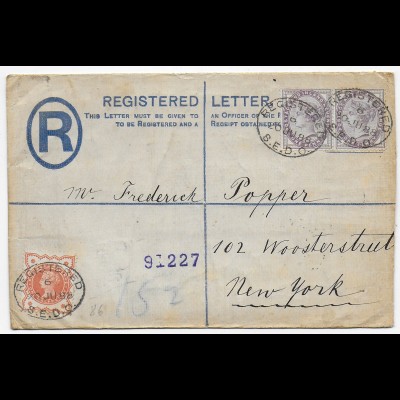 Registered SEDO 1888 nach New York