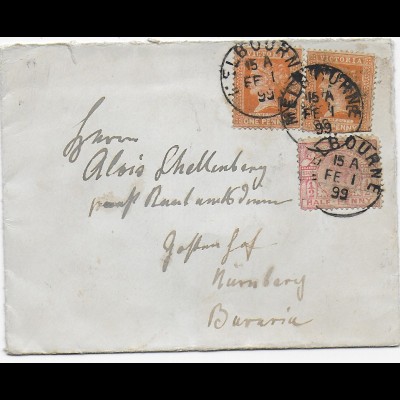 Melbourne 1899, Brief nach Nürnberg