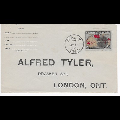Canada: Calt/Ontario 1900 to London