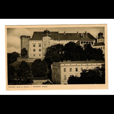 GG: AK Krakau: Burg zu Krakau, 1943