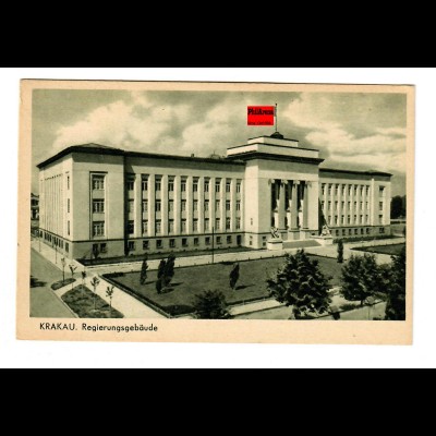 GG: AK Krakau: Regierungsgebäude, Feldpost 1941