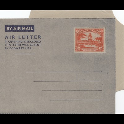 British Guiana: Air letter, unused