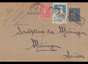 4x post card around 1940 to Germany