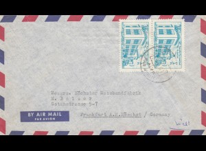 1961: air mail Alep to Frankfurt