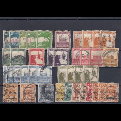 lot of stamps of Palestine
