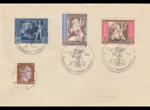 Blanko Sonderstempelbeleg 1942: Wien: Europäischer Postkongress 24.10.1942