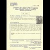 1905: Nr. 80 gestempelt mit Aufdruck-Abart schwarz, Befund
