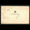 1908: R-Brief Cettigné nach Losce