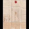 New York 1826 to Madeira, kompletter Brief, Rächerschlitz, Kapitänsbrief