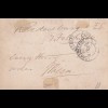 post card Oranje 1894 to Johannesburg
