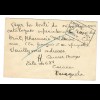 Ganzsache mit Zusatzfrankatur Caracas nach Paris 1904