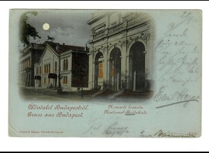 Budapest: Mondscheinkarte - Reitschule: 1901 nach Berlin