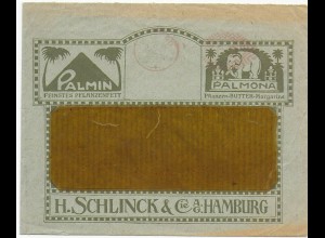 Freistempel Hamburg 1921, Pflanzenfett Werbung, Elefant