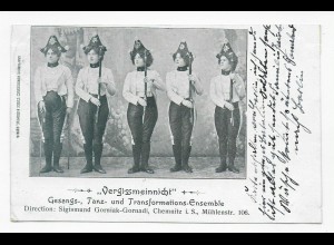 Gesangs-, Tanz- und Transformations-Ensemble Chemnitz 1903 nach Berlin