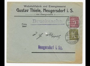 Neugersdorf Eisengiesserei, Drucksachee 1921