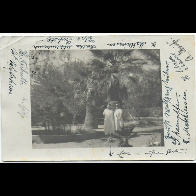 Ansichtskarte Familie bei Windhoek, 1926 nach Allenstein