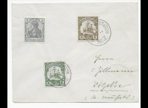Brief aus DSWA, philatelistisch, nach Völpke, 1905