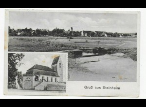 Ansichtskarte Gruss aus Steinheim, ab Memmingen, 1935