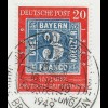 Bund: 100 Jahre Briefmarke, 1949, mit MiNr. 114II auf Sonderkarte