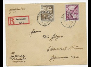 Einschreiben Leobschütz 1938 nach Oberursel