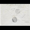 Einschreiben Brüssel 1925 nach Luzern/CH