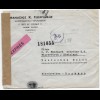 Eilbotenbrief mit Zensur Athen nach Wipperfürth, 1944
