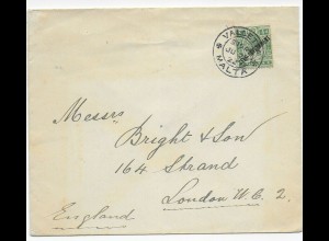 Cover Valetta 1922 to London