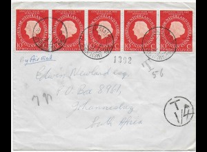 Brief von Johannesburg 1955 