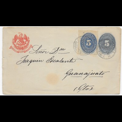 Brief aus Mexico, ca. 1900