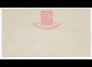 Blanko Umschlag: Servicio Postal Ferreo, Bahnpost
