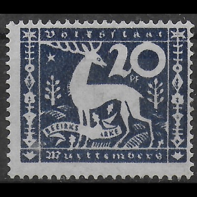 Württemberg: MiNr. 146I, *