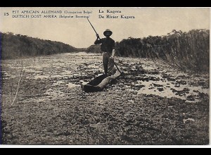 Ansichtskarte Belgisch Kongo, Besetzung DOA, 1920: La Kagera